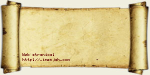 Zorana Vujević vizit kartica